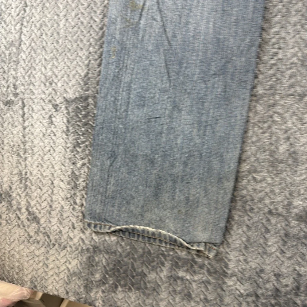 Levis 559 Jeans Mens 34x32 Blue Denim Cotton Faded Faded Straight Workwear Adult